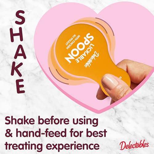 Hartz Delectables Lickable Spoon Handheld Wet Cat Treats Made with Real Chicken, Quick & Easy Creamy Puree, Mess Free, Grain-Free, No Added Fillers, No by-Products, No Added Preservatives, Chicken 32ct - Image 5