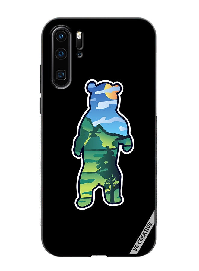 VR CREATIVE Protective Case Cover For Huawei P30 Pro Wild Bear Design Multicolour - Image 1