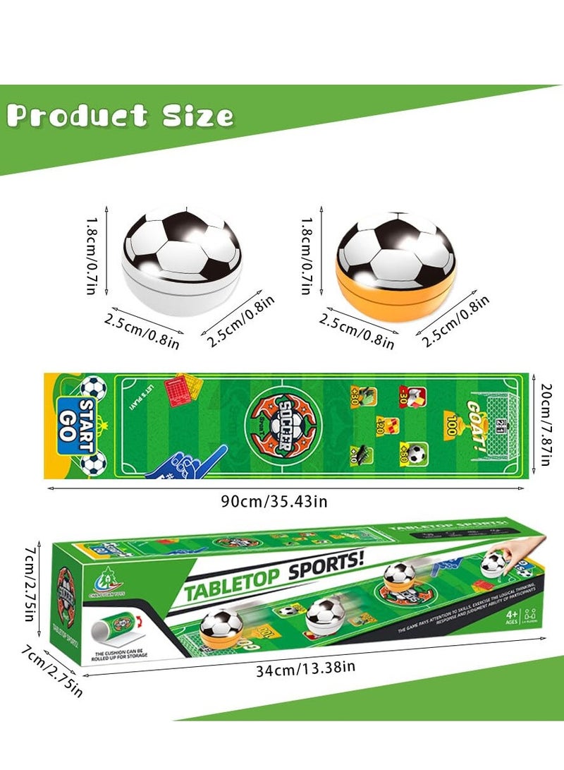 Excefore Tabletop Game for Family Party, Football Board Game, Shuffleboard, Curling Game, Interactive Family Party Games for Kids and Adults, Indoor, Outdoor, Travel - Image 2