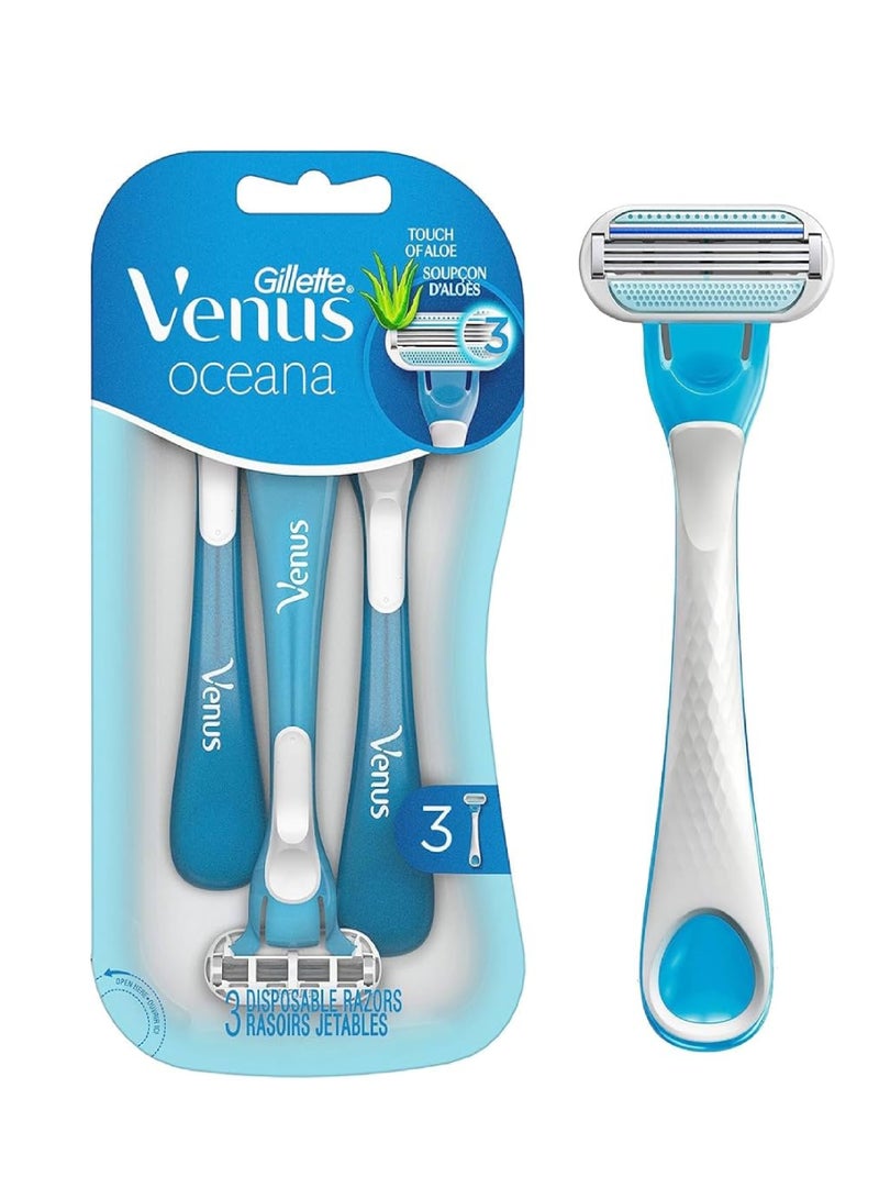 Gillette حزمة جيليت فينوس أوشيانا من 3 شفرات
