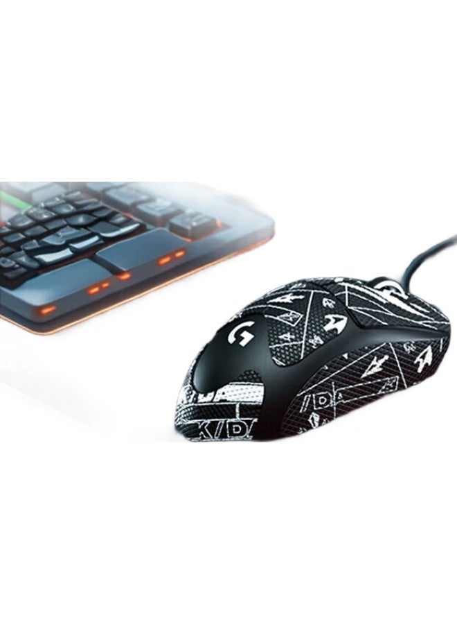NVV Anti-Slip Sticker For Logitech Gpw2/3 Mouse, Dog King 2Nd/3Rd Generation Sticker, Sweat-Absorbing Anti-Scratch Foot Pad, Gaming Mouse Pad, Frosted Anti-Sweat M-Xg2 Black - Image 3