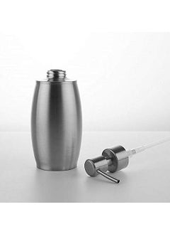 Mishrit Mishrit Stainless Steel Soap | Liquid Dispenser | Lotion Dispenser Pump for Kitchen or Bathroom | Rust-Resistant Stainless Steel Soap Dispenser for Multiple Uses (Pack of 1).  - Image 3