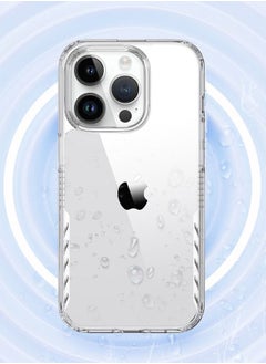 IPAKY iPhone 15 Pro Case, High Transparent PC Hard Backplane + TPU Soft Frame Protective Case, Anti-Drop Airbag Anti-Yellowing Case Cover Fit for Apple iphone 15 Pro (Clear)  - Image 5