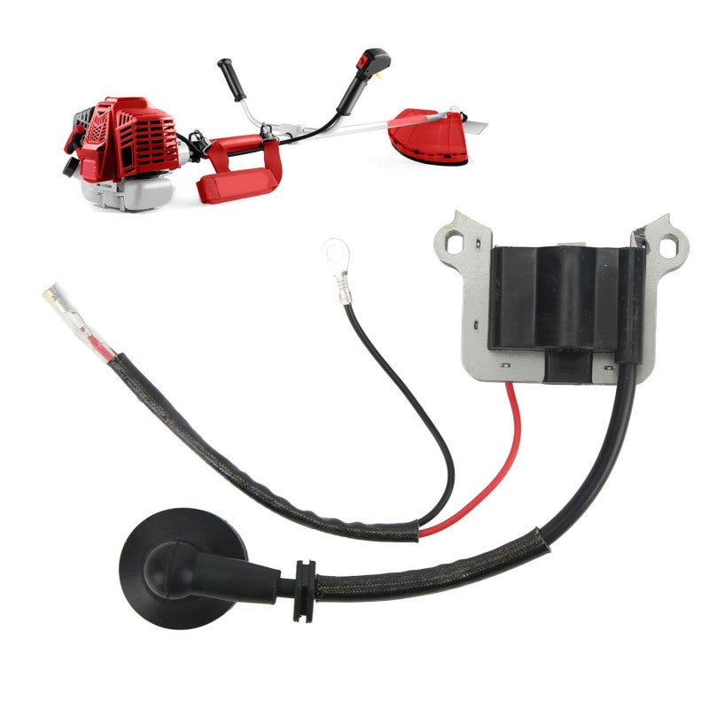Ignition Coil: Aluminum Alloy Housing - Moisture Resistant Replacement for 43cc 52cc CG430 CG520 BG430 2-Stroke Trimmer Brushcutter Chainsaw - Image 3