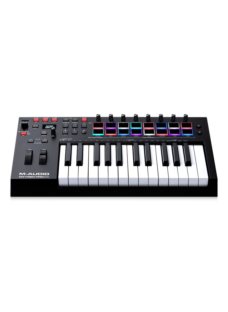 Oxygen Pro 25 - Premium 25-Key USB Powered MIDI Controller with Smart Controls and Auto-Mapping