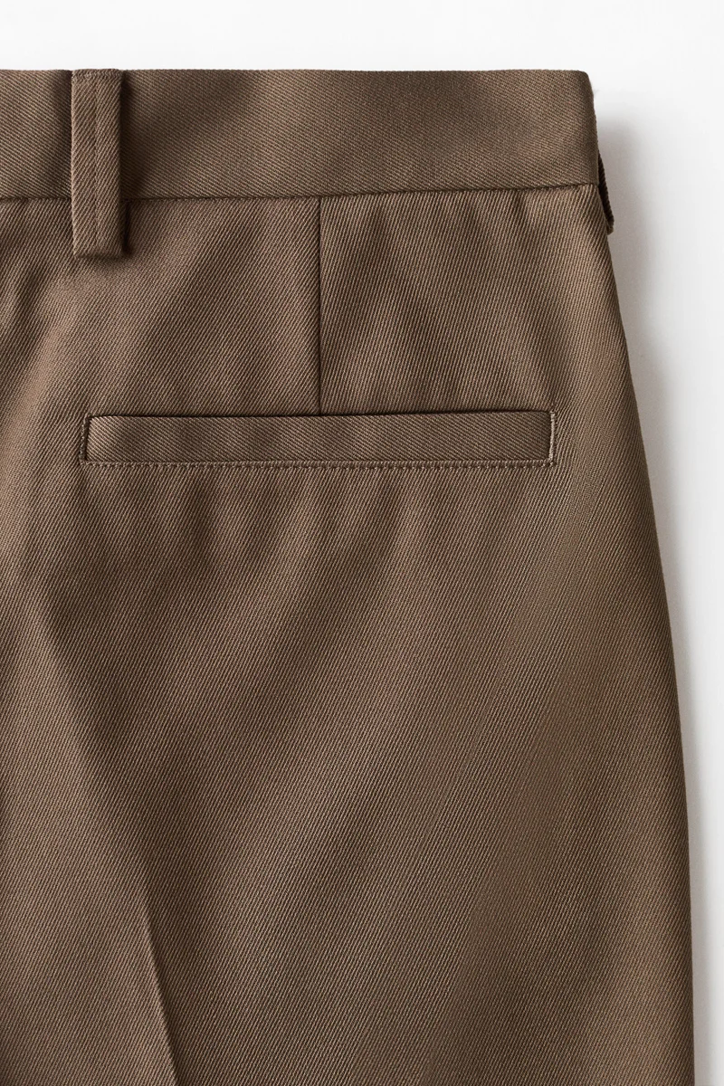 H&M  Relaxed Fit Wide tailored trousers for Men | Best Price UAE