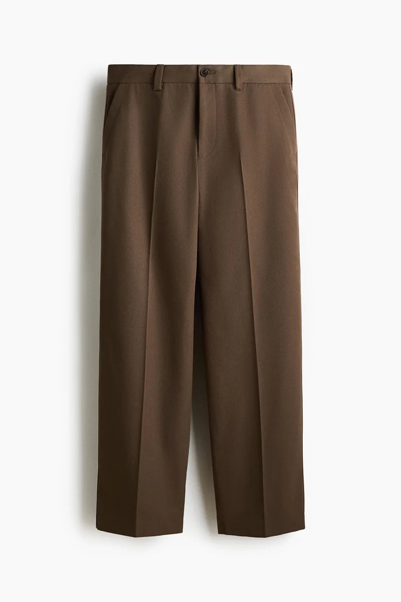 H&M  Relaxed Fit Wide tailored trousers for Men | Best Price UAE