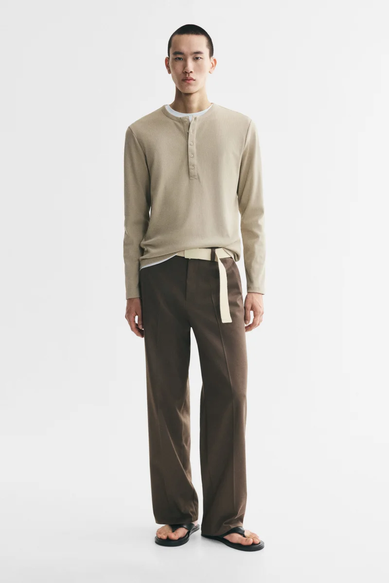 Relaxed Fit Wide tailored trousers