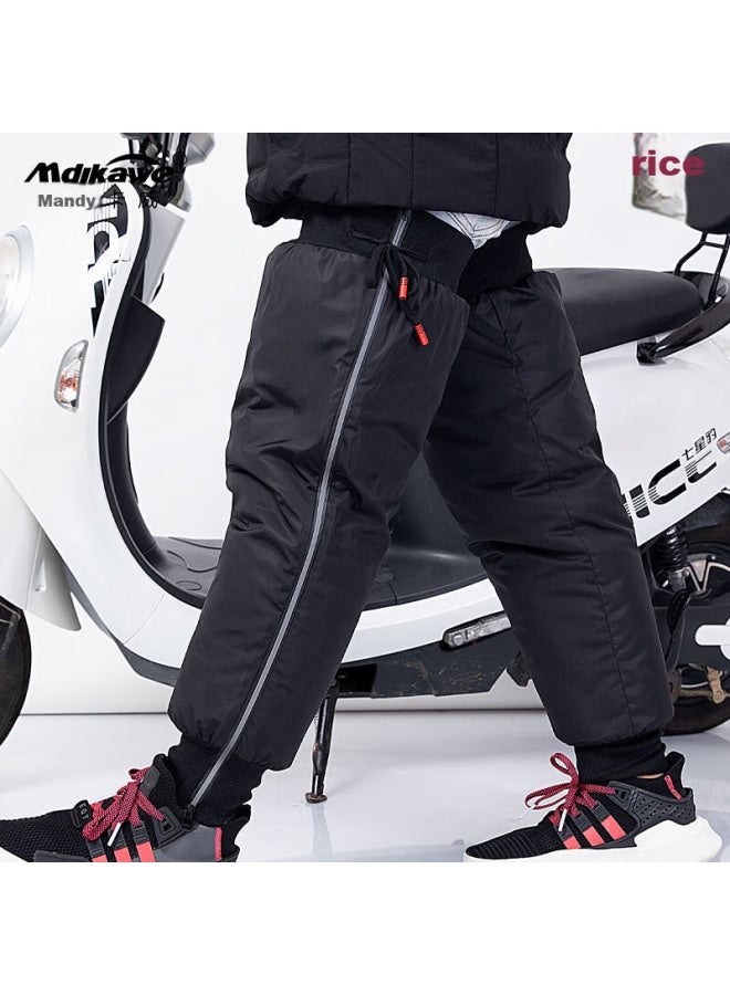 Mdikawe Electric Scooter Knee And Leg Guards, Long Tube Winter Warm, Cold-proof, Outdoor Riding Windproof, Fleece-lined, For Men And Women - Image 1