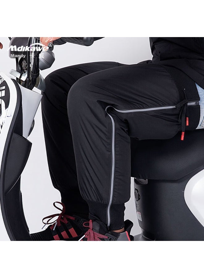 Mdikawe Electric Scooter Knee And Leg Guards, Long Tube Winter Warm, Cold-proof, Outdoor Riding Windproof, Fleece-lined, For Men And Women - Image 3