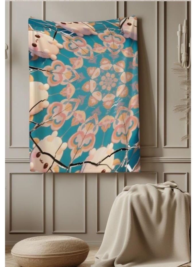 عام بطانية رقيقة من الفانيلا الكرتونية للأطفال والرضع (دافئة ومريحة، ومناسبة للنوم والألعاب) 70 سم * 100 سم - Image 2