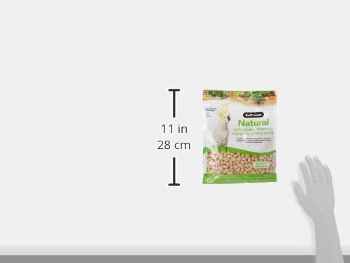 ZuPreem Natural Bird Food, Bird Feed Pellets for Amazons, Cockatoos & Macaws, ZuPreem Core Nutrition, Made in USA, Added Vitamins, Cockatoo Food, Macaw Feed, (Large, 3 lb Bag) - Image 3