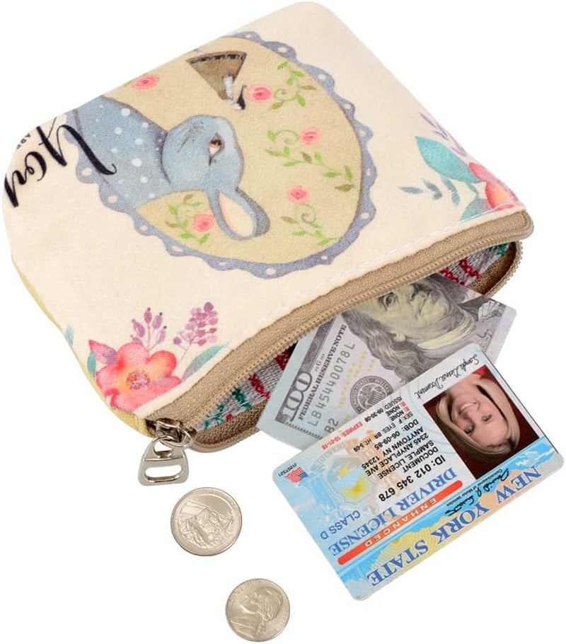 ARRIZO Women and Girls Cute Fashion Coin Purse Wallet Bag Change Pouch Key Holder - Image 5