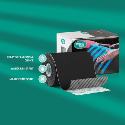 VetkinTape Veterinary Kinesiology Tape Kinesiology Tape for Horses Dogs Equine Canine Kinesiotape Latex Free and Quality Mark Certified KTape 4 inch Pack of 1 Roll - Image 5