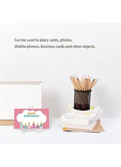 Generic 35 Pieces 4-inch Clear Plastic Easels or Stand, Clear Easel Plate Holder Display Stand for Home Decoration, Clear Plate Holders for Display Picture Artwork (4 inches)  - Image 5
