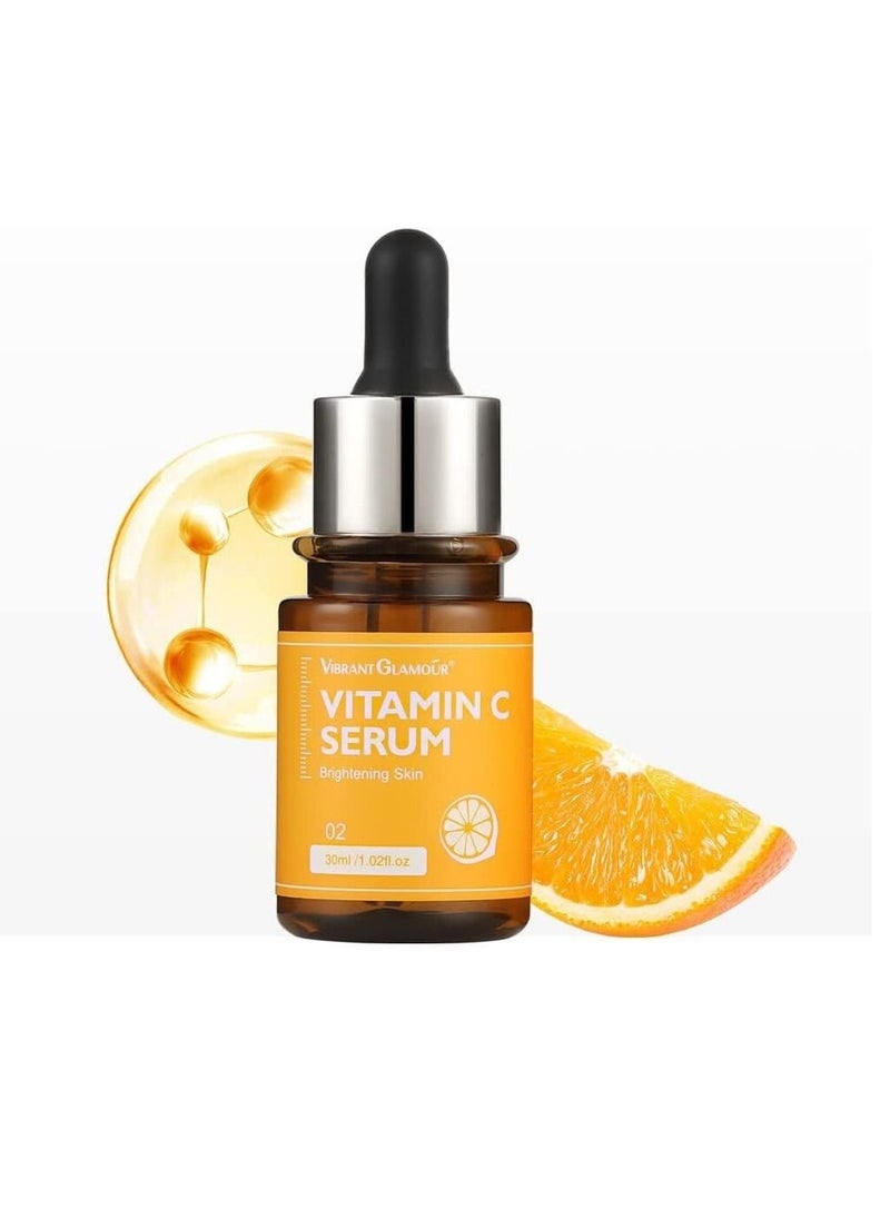 Vibrant Glamour - Vitamin C Serum & Whitening Face Cream Set Whitening Anti-Aging Anti-Wrinkle Brightening Fade Dark Spot Moisturizer Skin Repair Cream Vitamin C Serum for Face for Men and Women - Image 1