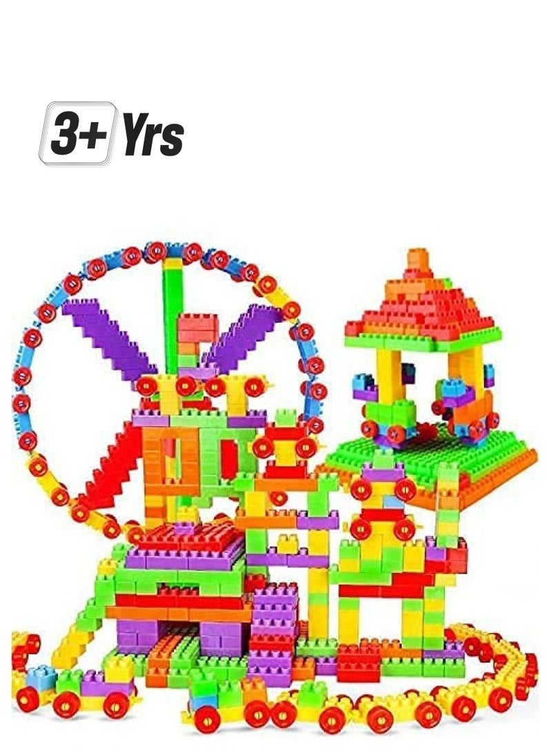 Toy Box Building Blocks 400Pcs With Tote Bags Building Set 3+ Years  - Image 1