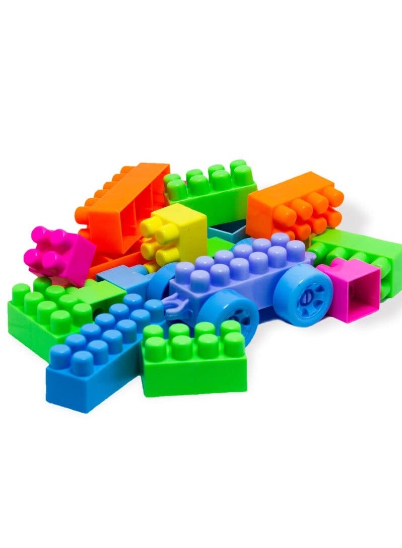 Toy Box Building Blocks 400Pcs With Tote Bags Building Set 3+ Years  - Image 3