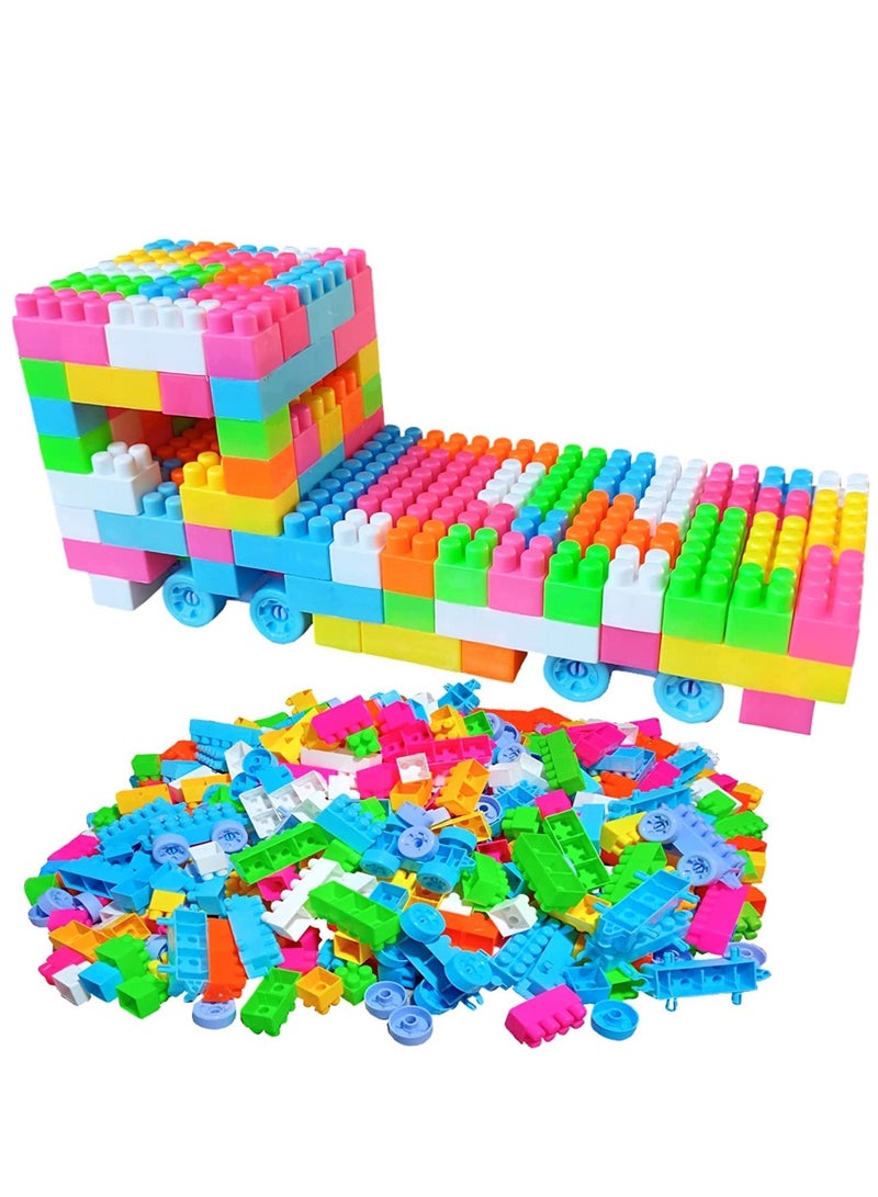 Toy Box Building Blocks 400Pcs With Tote Bags Building Set 3+ Years  - Image 2