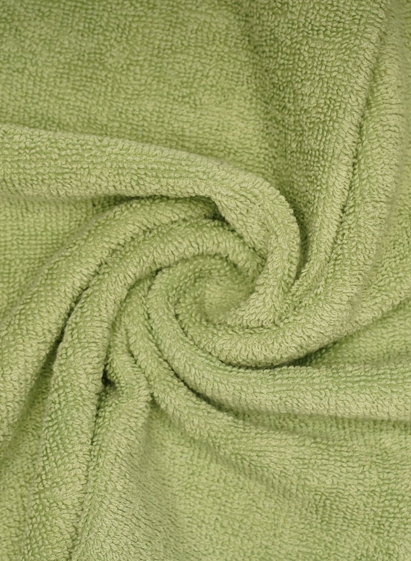هوم تكس ديزاين Hometex Design 500 GSM 100% قطن ناعم وفخم مجموعة مناشف يد خضراء مكونة من 12 قطعة مقاس 40 × 70 سم مثالية للمنزل والهدايا - Image 3
