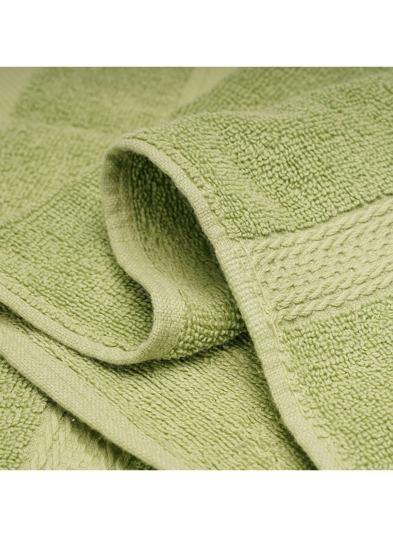 هوم تكس ديزاين Hometex Design 500 GSM 100% قطن ناعم وفخم مجموعة مناشف يد خضراء مكونة من 12 قطعة مقاس 40 × 70 سم مثالية للمنزل والهدايا - Image 4