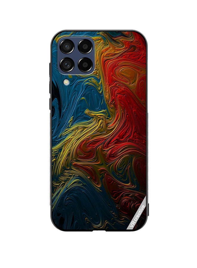 VR CREATIVE Protective Case Cover For Samsung Galaxy M53 Flower Design Multicolour - Image 1