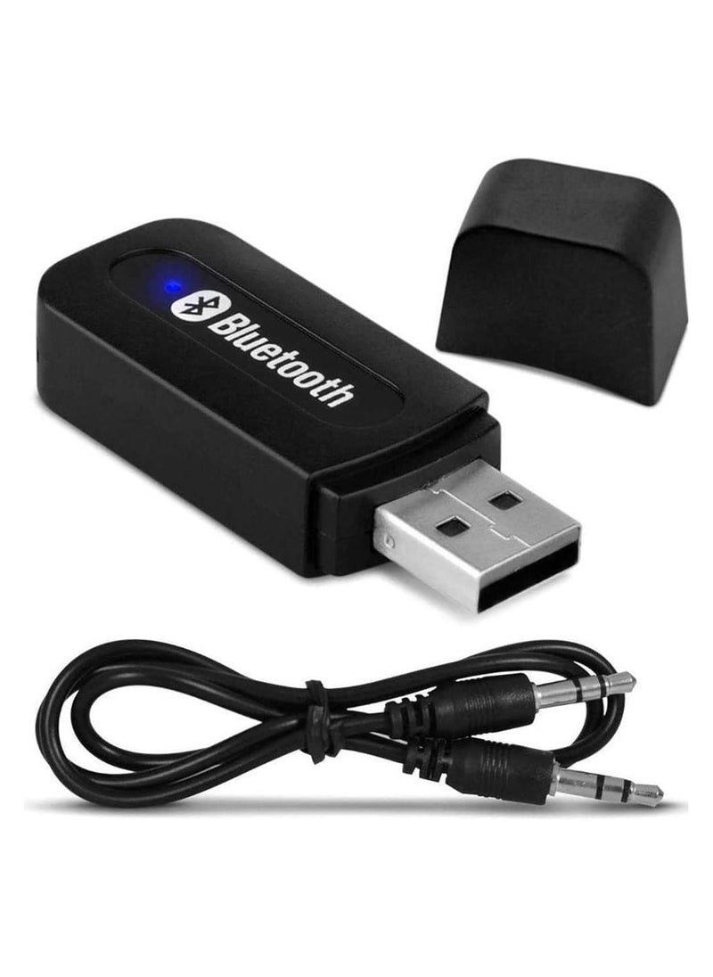 Generic - BT163 Bluetooth Music Receiver 3.5mm Audio Bluetooth Adapter Car Speaker USB Receiver , BT163 Portable Wireless Bluetooth Audio Music Receiver - Image 1
