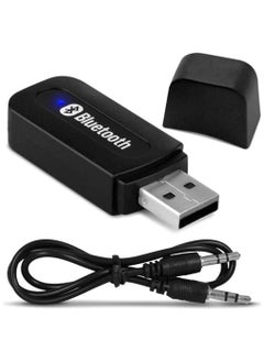 Generic BT163 Bluetooth Music Receiver 3.5mm Audio Bluetooth Adapter Car Speaker USB Receiver , BT163 Portable Wireless Bluetooth Audio Music Receiver  - Image 2
