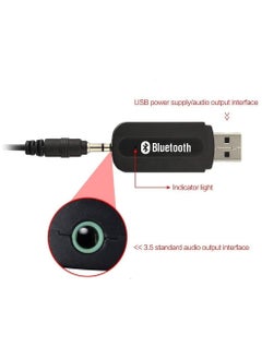 Generic BT163 Bluetooth Music Receiver 3.5mm Audio Bluetooth Adapter Car Speaker USB Receiver , BT163 Portable Wireless Bluetooth Audio Music Receiver  - Image 4