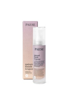 Paese Nanorevit Natural finish long wear Skincare foundation with Blackcurrant seed oil, 06 Honey  - Image 1
