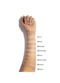 Paese Nanorevit Natural finish long wear Skincare foundation with Blackcurrant seed oil, 06 Honey  - Image 3