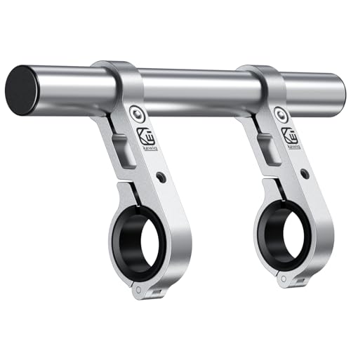 BRCOVAN Aluminum Alloy Handlebar Extender for Bicycle & Motorcycle, Bike Handlebar Extensions with Double Mounting Clamp Bracket, Fit for Round Rails 0.87'' / 1'' / 1.125'' / 1.26'' in Diameter - Image 1