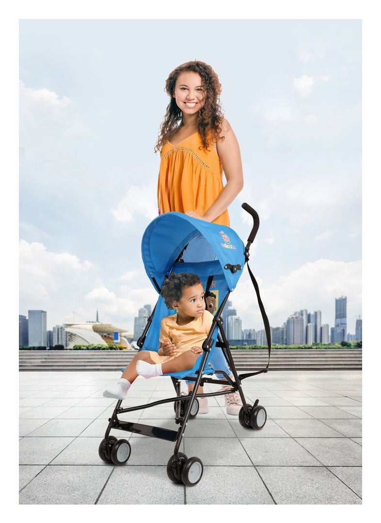 Cocomelon - Lightweight Buggy Stroller 3 To 36 Months Multicolor Rear Breaks Shoulder Strap And More - Image 1
