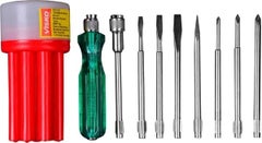 KRB KRB Red 9in1 Screwdriver Set Versatile Durable Portable Repair Toolkit with Ergonomic Handle Metal Screwdriver Household Electronics Office Use Perfect for DIY Professional Use 