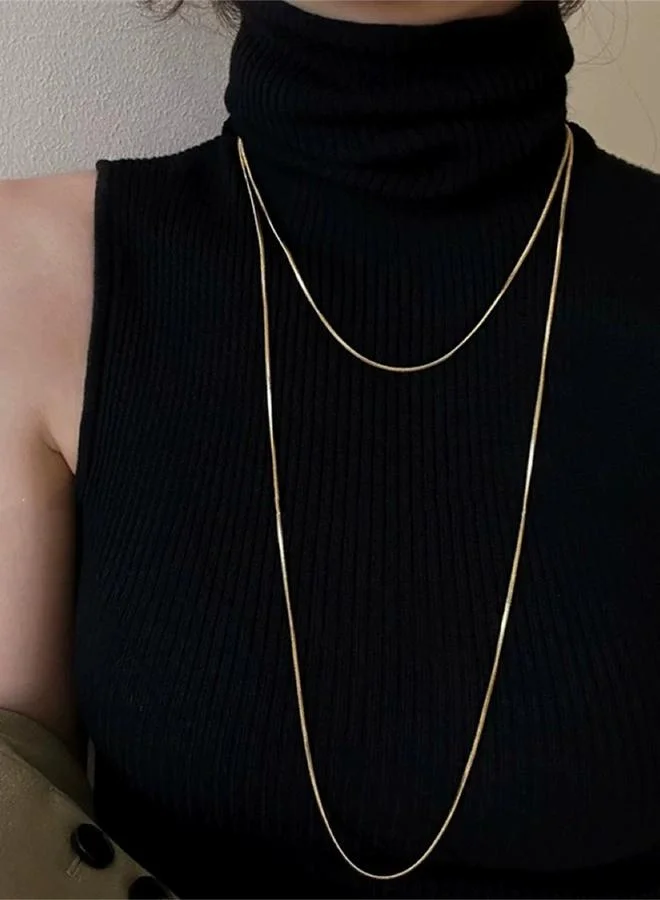 تايك تو Gold Layered Necklace