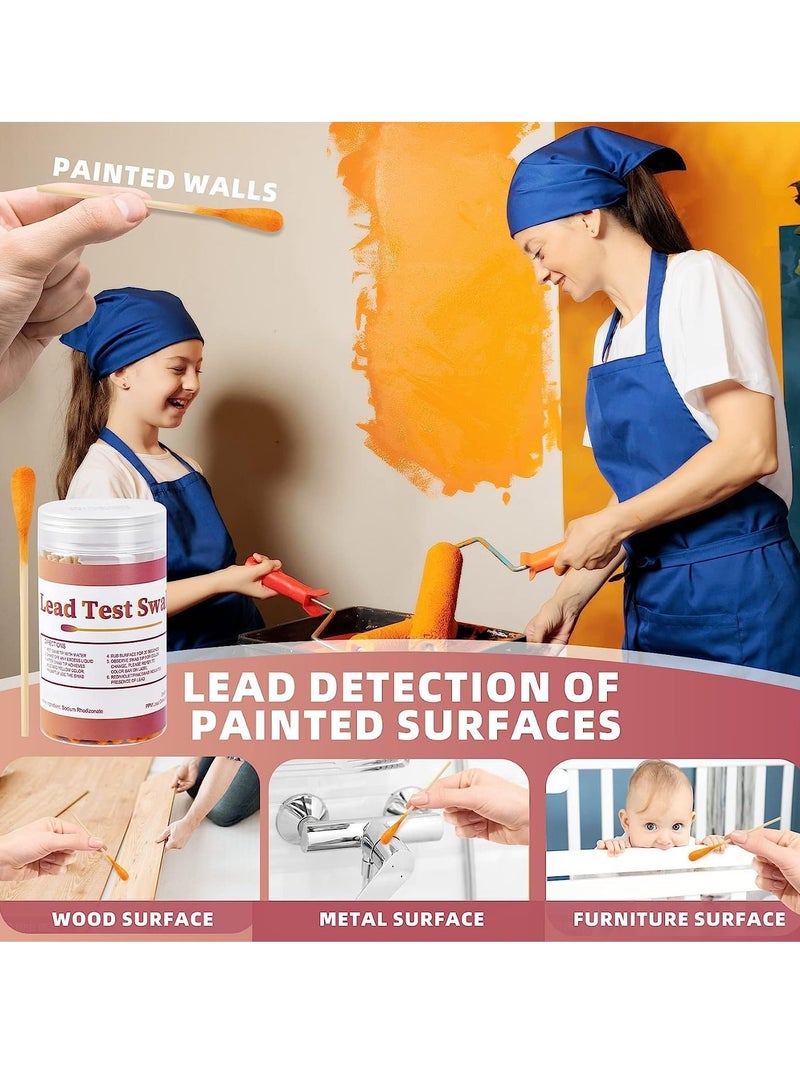 SYOSI Lead Paint Test Kit, 30 pcs Instant Test Swabs for Painted Surfaces, Dip in Water, Ceramics, Dishes, Metal, Wood, Rapid Results in 30 Seconds - Image 2