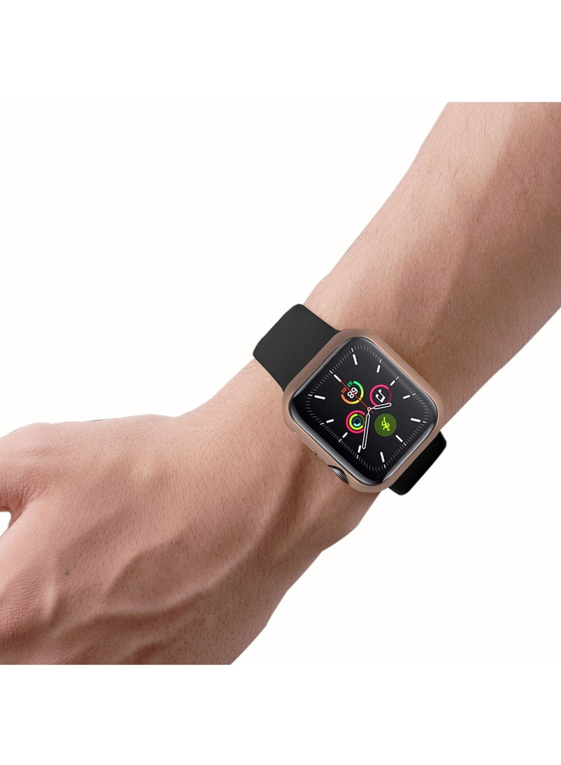 GULFLINK Silicone Watchbands 220mm Length with Protective Case Cover for Apple iWatch 7 45mm - Image 1