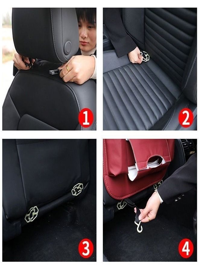 fashionhome Multifunction Car Rear Seat Storage Bag Dining Table Organizer Pouch - Image 4