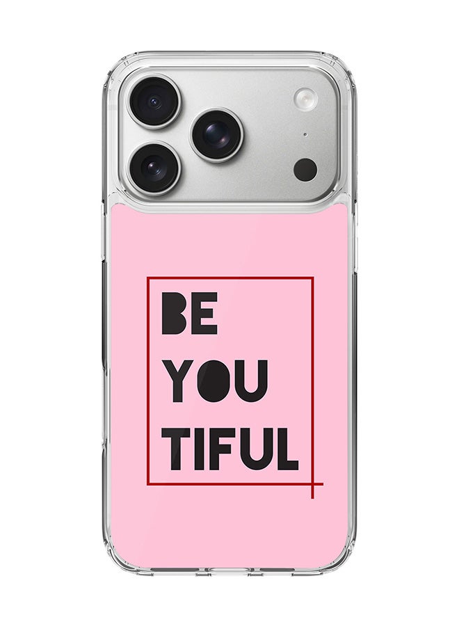 Stylizedd Classic Clear MagSafe Case for iPhone 17 Pro , Hybrid Soft Case Flexible Edges Anti Drop TPU PC Gel Thin Transparent Cover [ Designed for iPhone 17 Pro ] - Beyoutiful