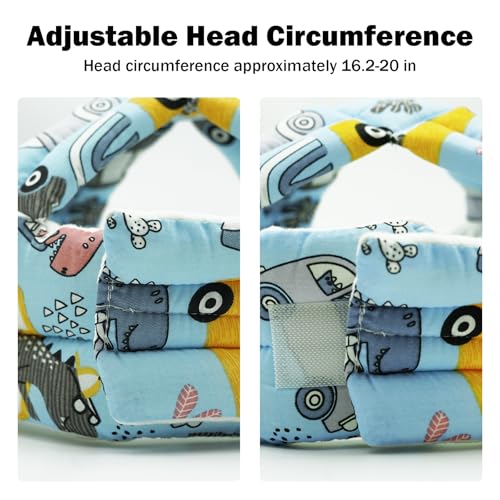 REFLYAWAY Baby Head Protector Baby Helmet for Crawling Walking, No Bumps Safety Head Adjustable Protective Cap for Walking, Playing (Style 3) - Image 2