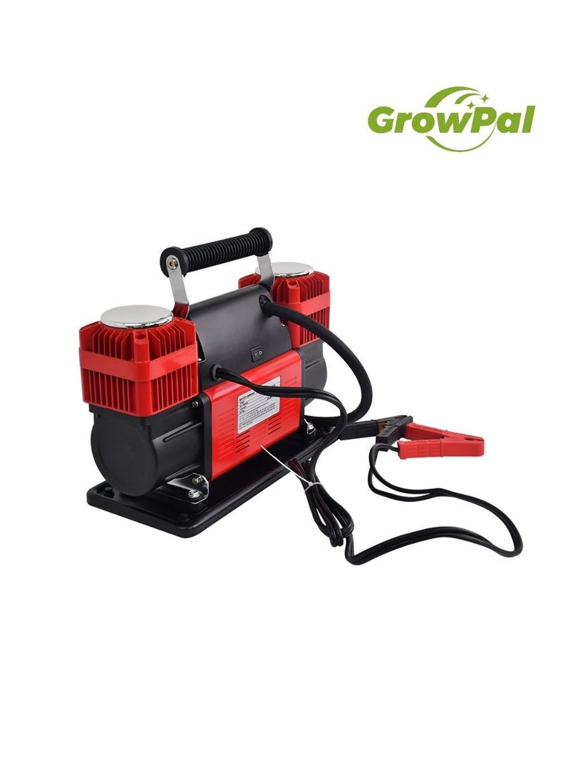 Growpal Heavy Duty 12V Car Air Compressor – 620W High Power Portable Inflator Pump, Fast Inflation, Low Heat Safe Operation, Strong Cable Durability, Suitable for Cars, SUVs & Trucks - Image 1