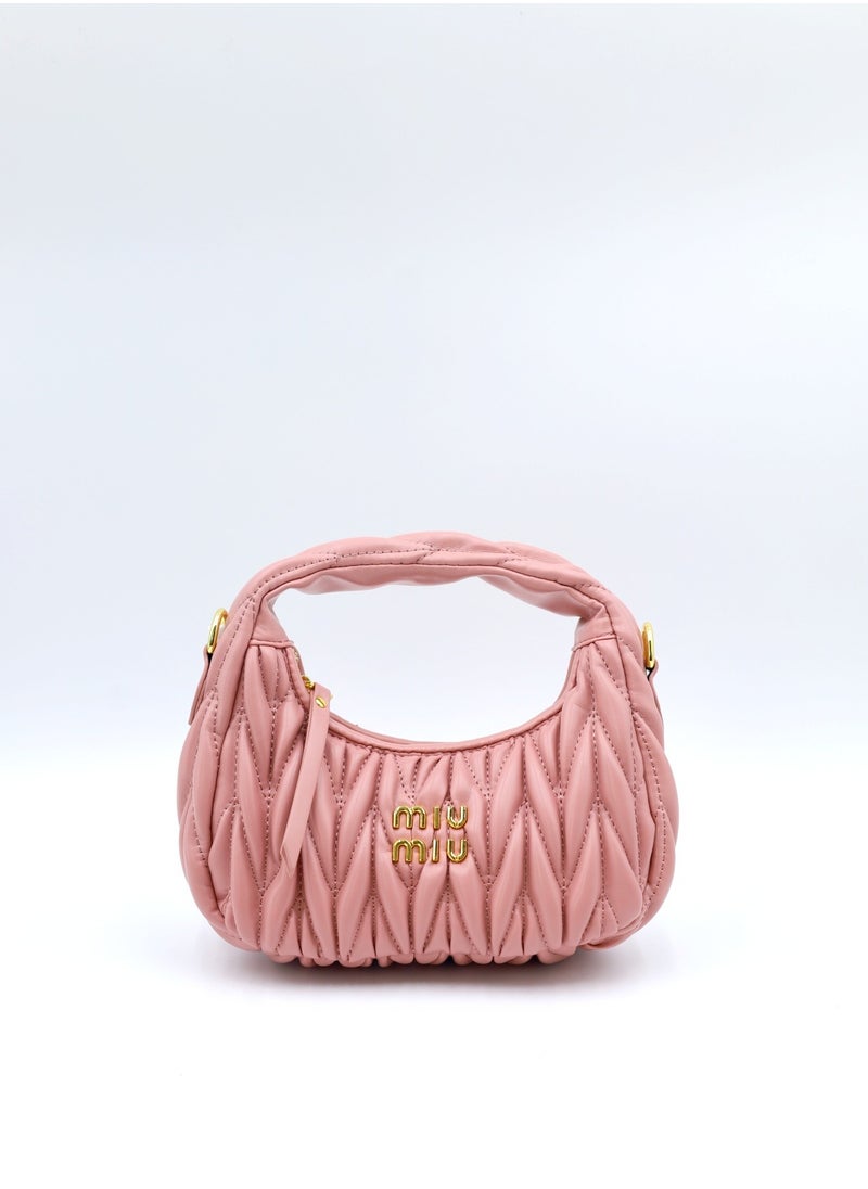 MIU - MIU Wander nappa leather hobo Shoulder Bag - Image 1