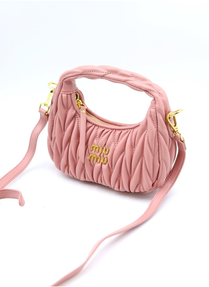 MIU - MIU Wander nappa leather hobo Shoulder Bag - Image 1