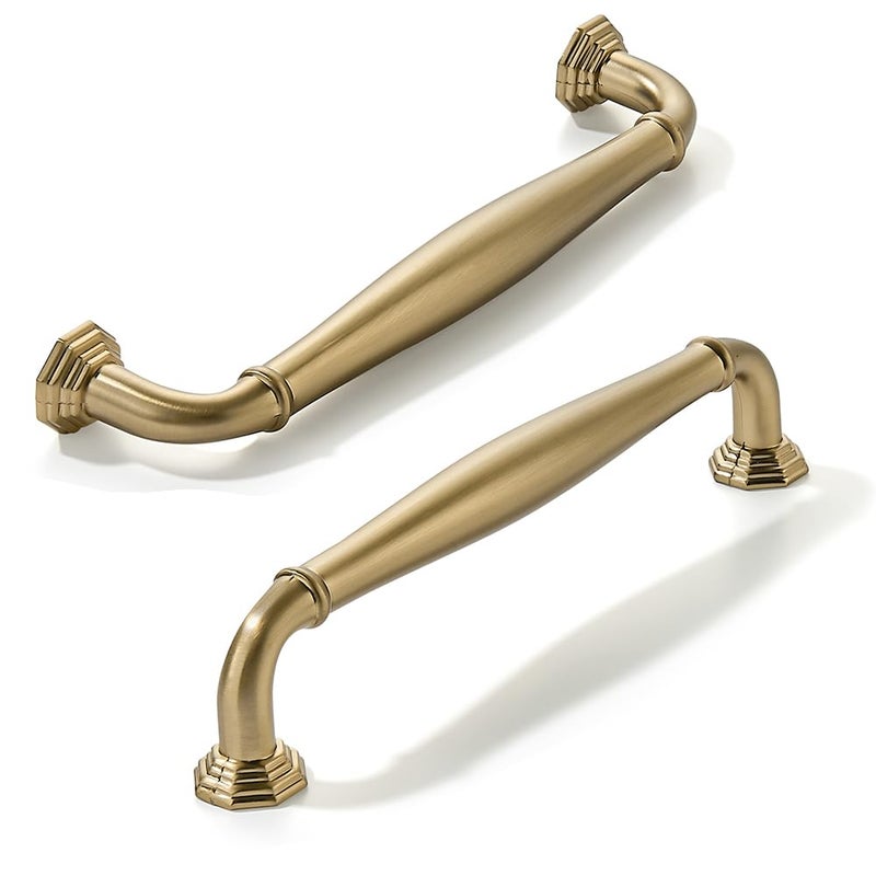 CABDM 10 Pack 6 Inch Hole Center Champagne Bronze Heavy Duty Solid Cabinet pulls Ideal for Dressers Bathroom cabinets and Kitchens cabinets - Image 2