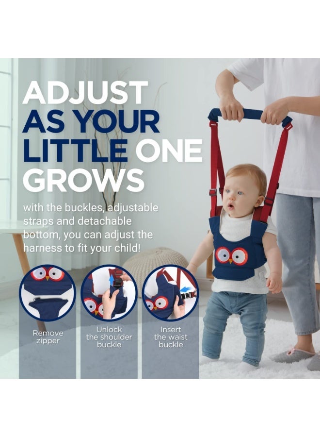 جونيس حزام مساعد مشي للأطفال - حامل مشاية يدوي لتدريب المشي - حزام دعم وتدريب للمشي للرضع والأطفال الصغار - أداة مساعدة لتعلم المشي من عمر 7 إلى 24 شهراً - Image 3