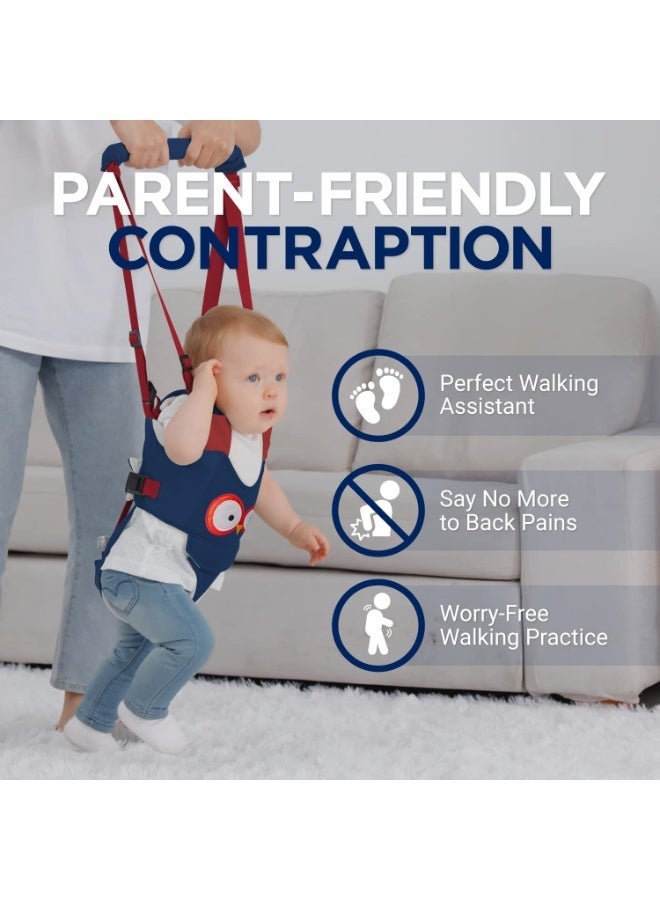 جونيس حزام مساعد مشي للأطفال - حامل مشاية يدوي لتدريب المشي - حزام دعم وتدريب للمشي للرضع والأطفال الصغار - أداة مساعدة لتعلم المشي من عمر 7 إلى 24 شهراً - Image 2