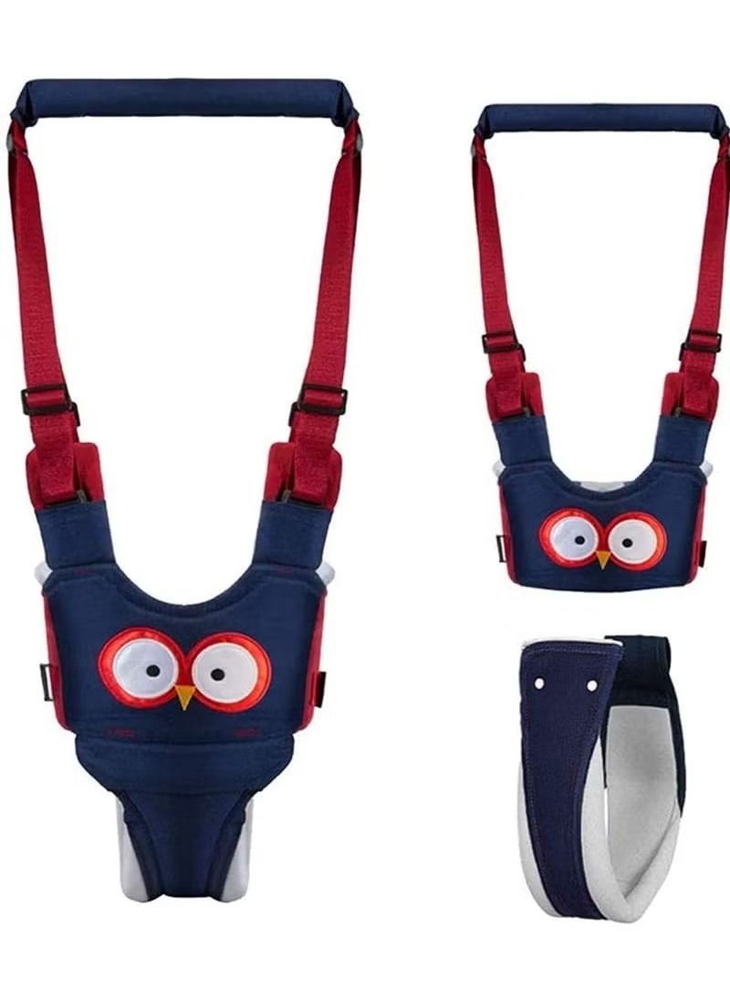 Gonice - Baby Walker Harness, Baby Walking Assistant Helper Kid Toddler Safe Walking Breathable Safety Belt for Children, Infant, Gift for Baby Shower, Adjustable (Blue) - Image 1