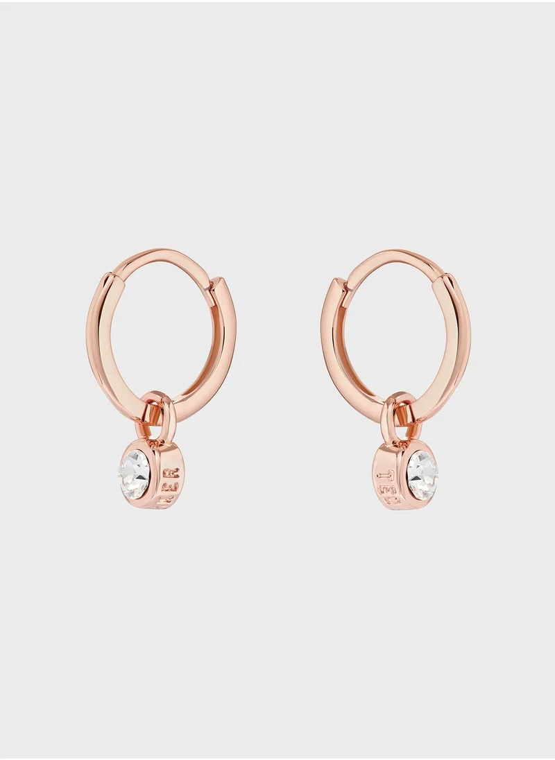 Ted Baker Sinalaa Crystal Huggie Earrings