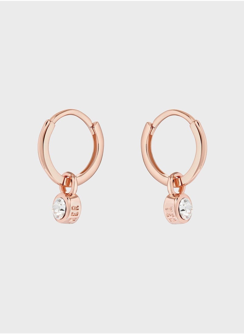 Ted Baker Sinalaa Crystal Huggie Earrings  - Image 2