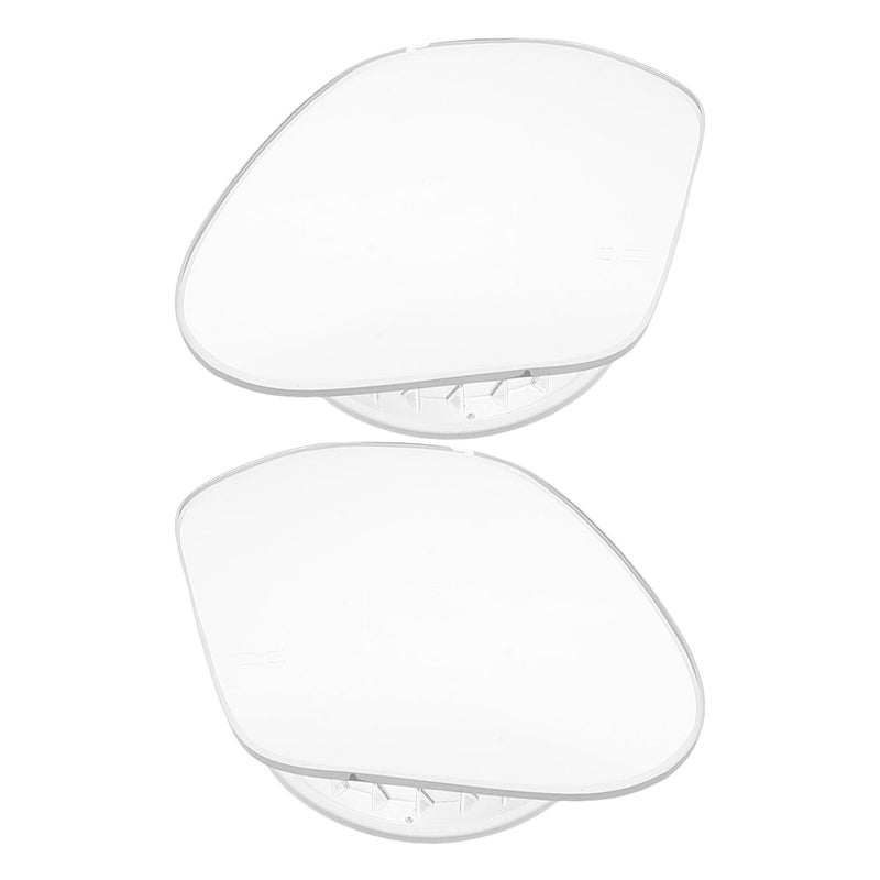 Frameless Convex Blind Spot Mirror 2 Pack with Suction Cup Mount for Car SUV Truck Van - Image 2